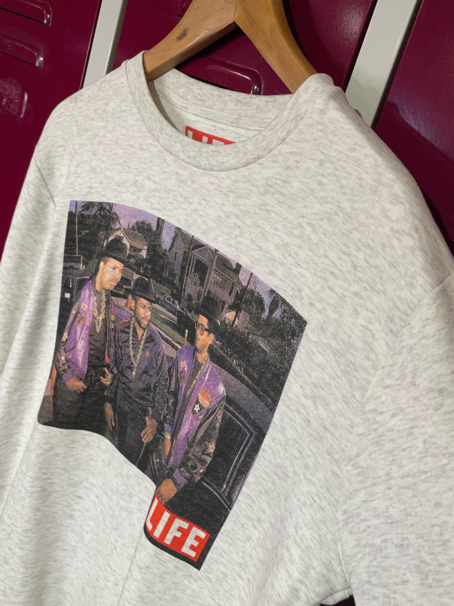 LIFE RUN DMC CREWNECK SWEATSHIRT  SZ: M