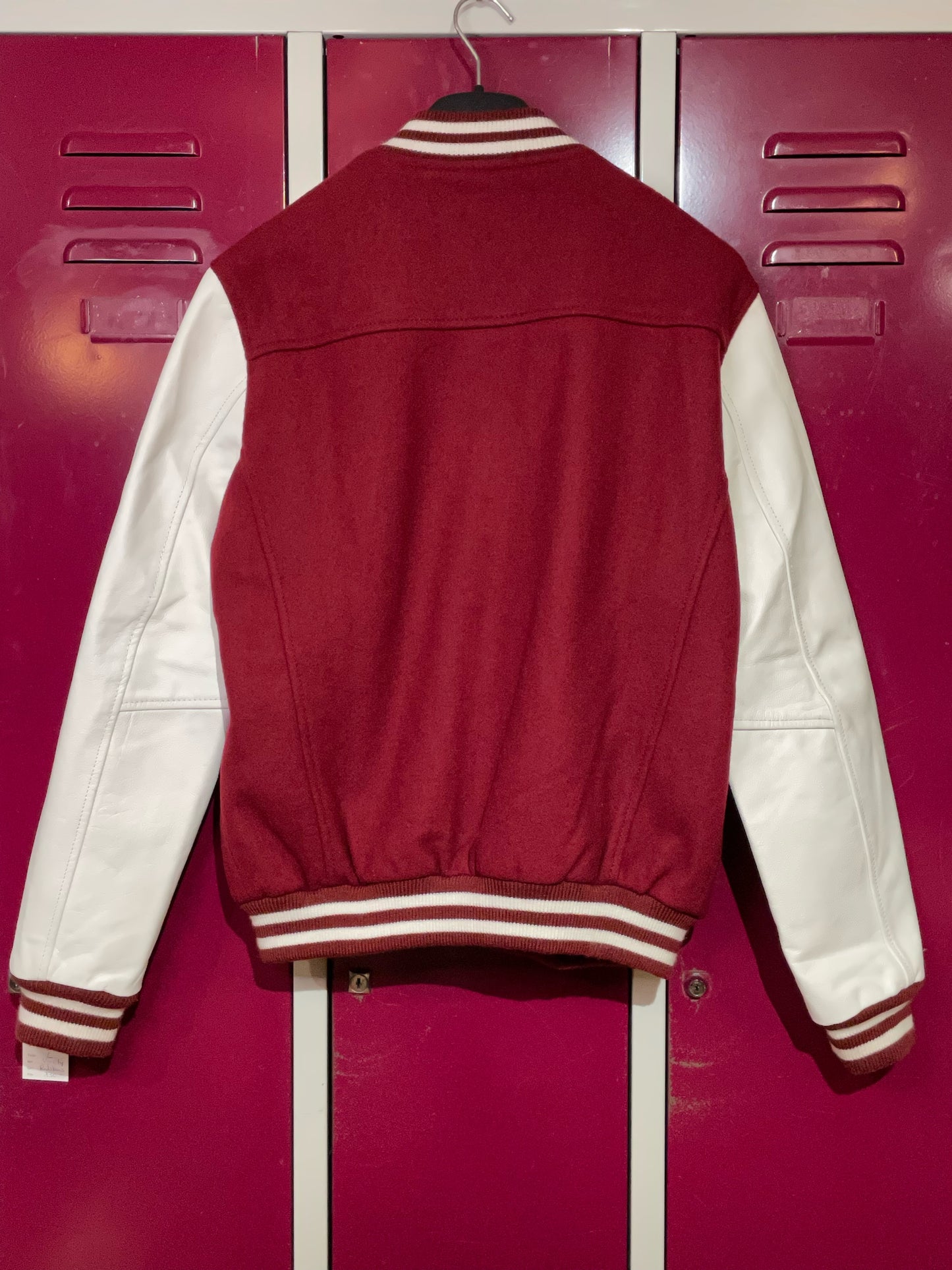 REDSKINS WOOL & LEATHER SLEEVES VARSITY JACKET SZ: L