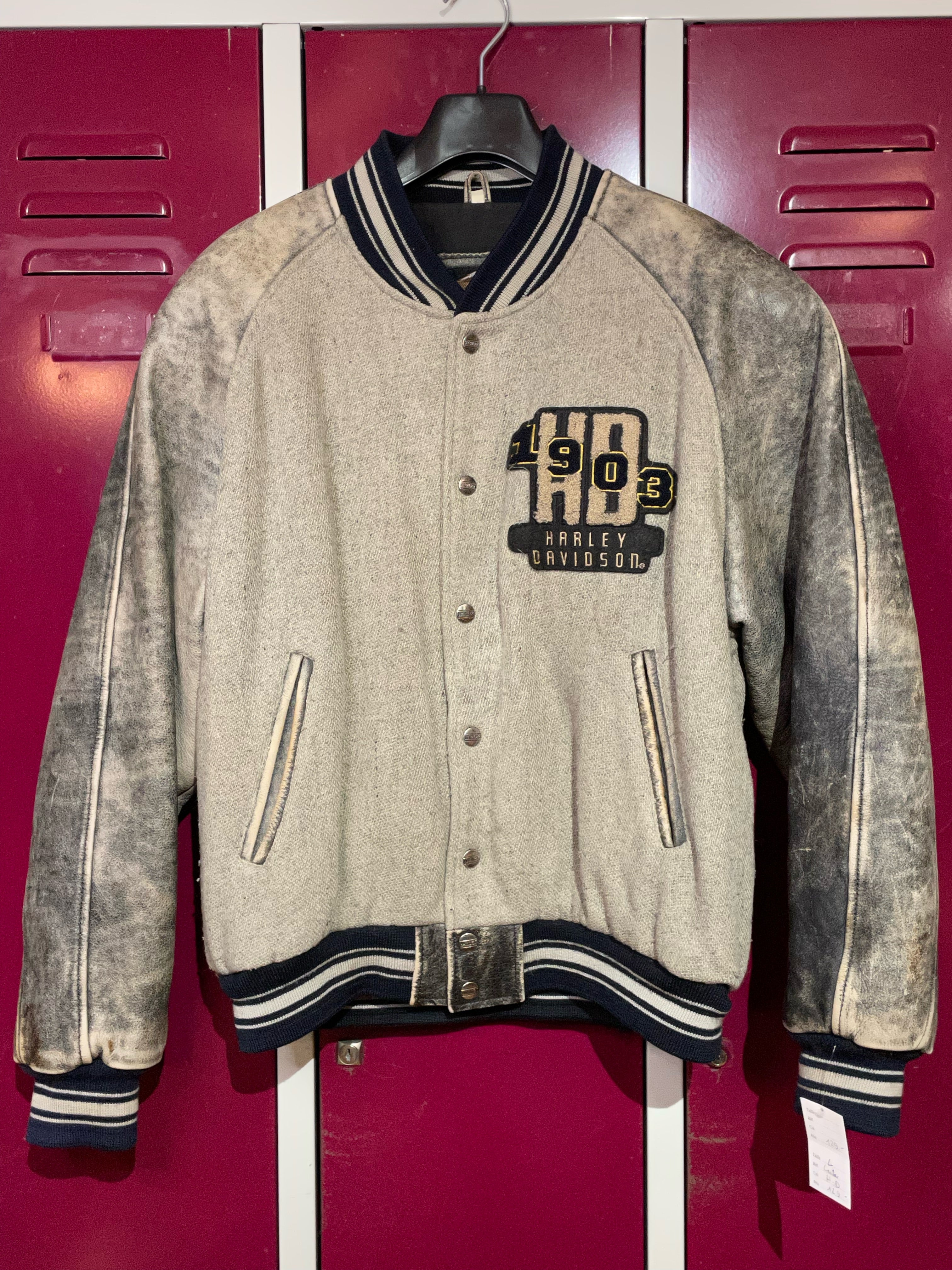 Harley davidson letterman discount jacket