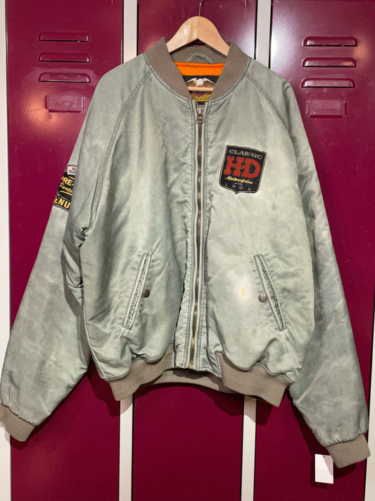 HARLEY DAVIDSON BOMBER JACKET SZ: XL