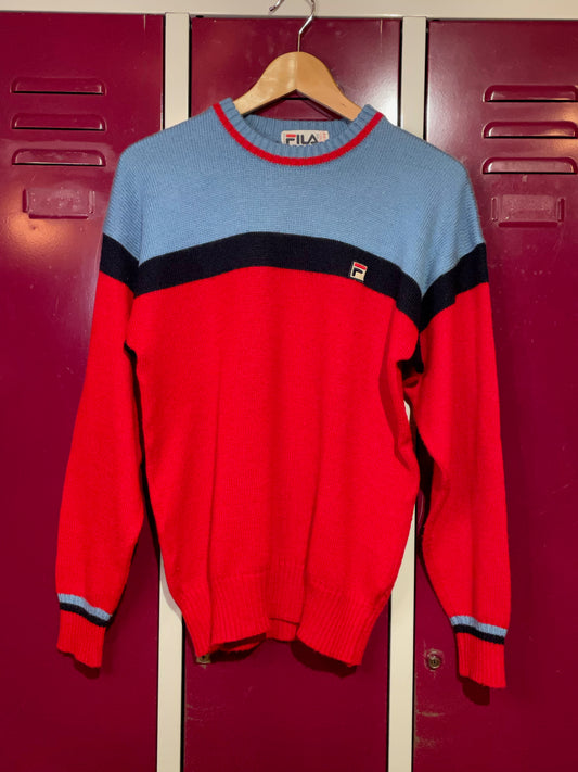 FILA VINTAGE MADE IN ITALY PULLOVER  SZ: 36=S