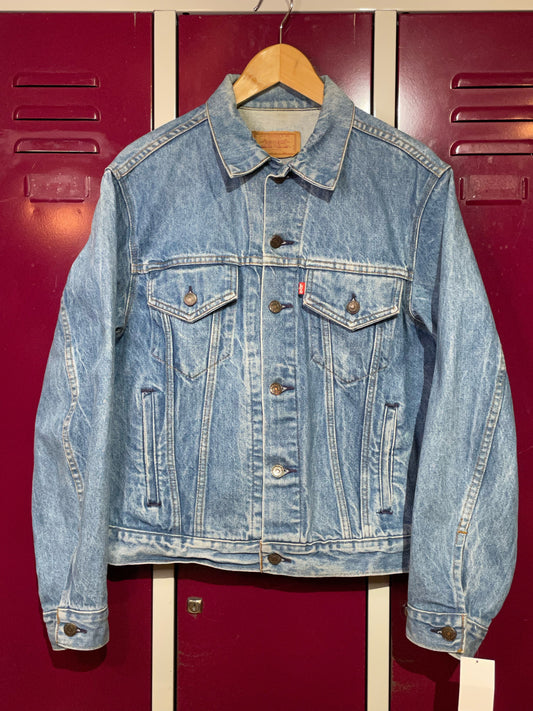 LEVI'S VINTAGE TRUCKER DENIM MADE IN USA JACKET  SZ: 42R=M