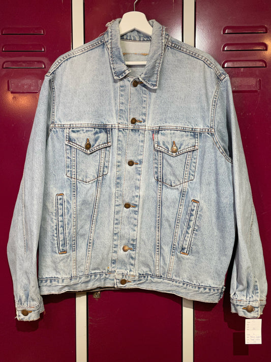 LEVI'S VINTAGE 80s USED DENIM JACKET  SZ: L