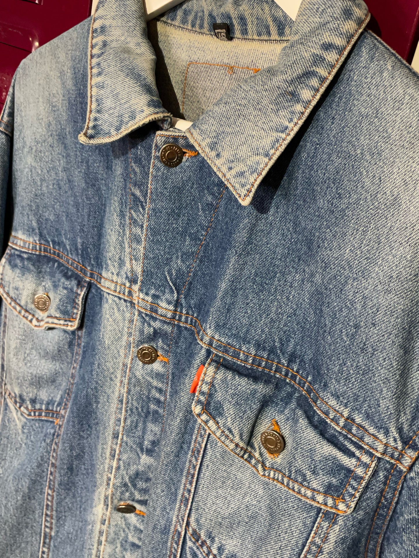 LEVI'S VINTAGE DENIM JACKET  SZ: 46=XL