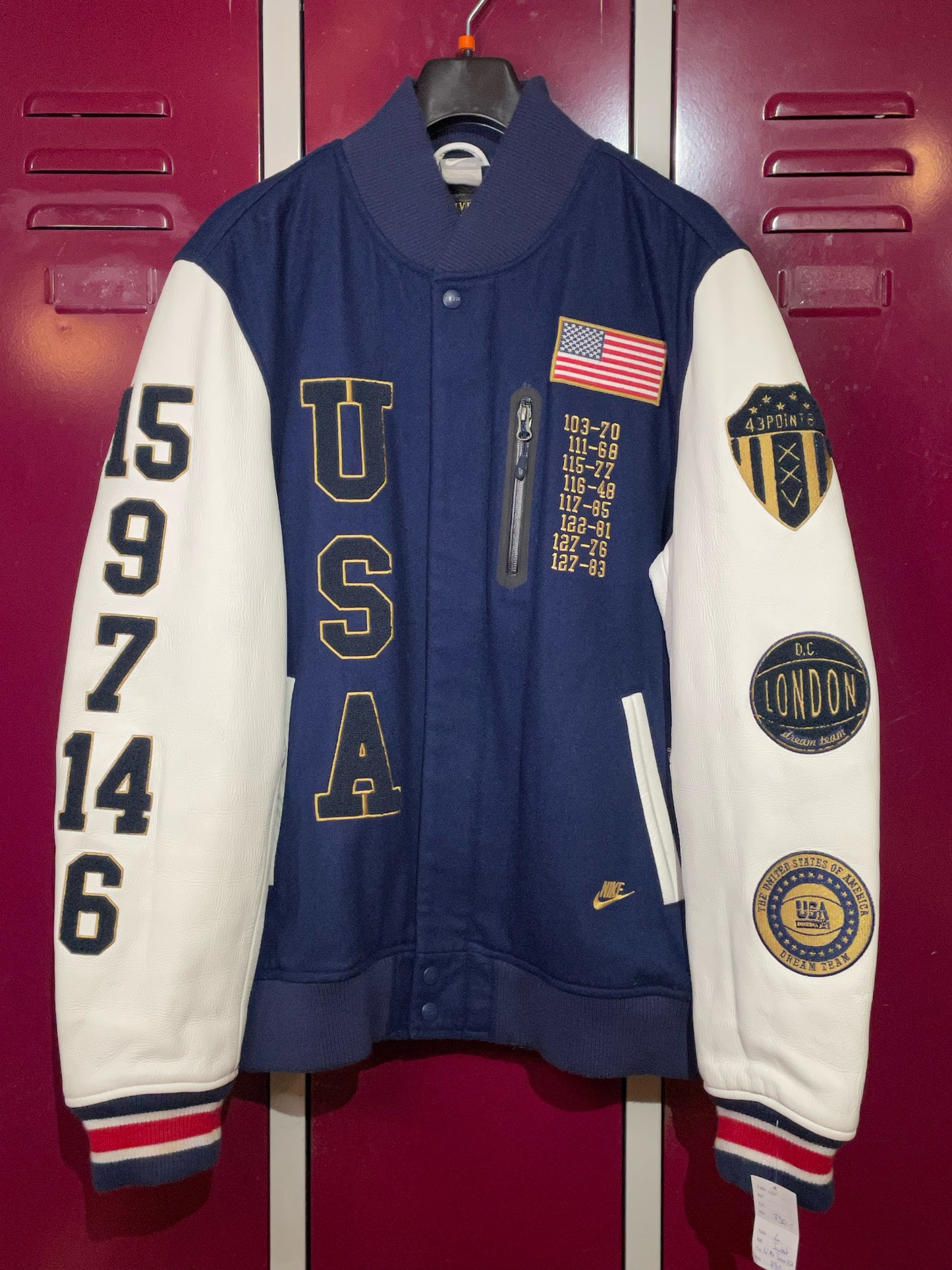 NIKE 1992 OLYMPICS DREAM TEAM USA 20TH ANNIVERSARY 2012 JACKET  SZ: L