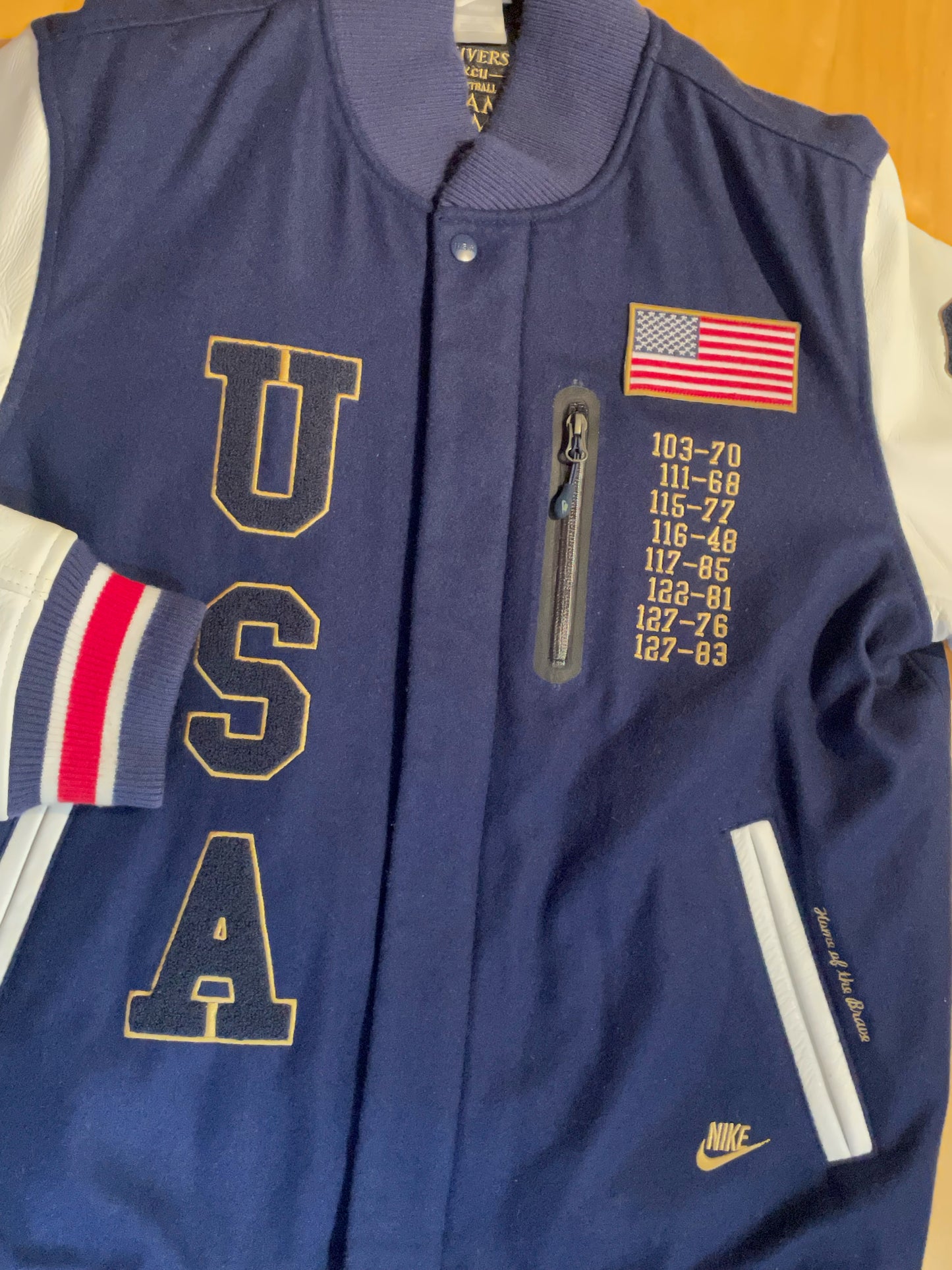 NIKE 1992 OLYMPICS DREAM TEAM USA 20TH ANNIVERSARY 2012 JACKET  SZ: L