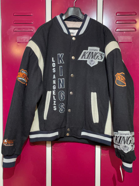 LOS ANGELES KINGS CAMPRI VINTAGE NHL JACKET  SZ: XL