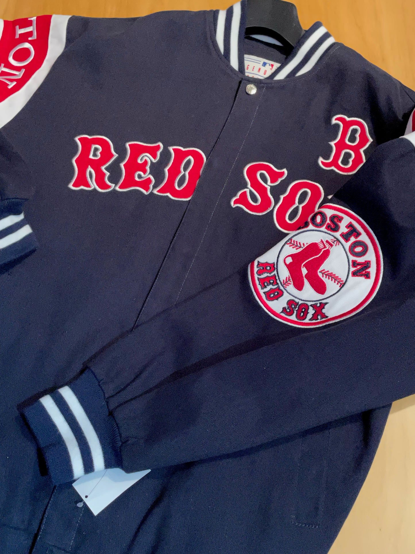 BOSTON RED SOX JH DESIGN MLB JACKET  SZ: L