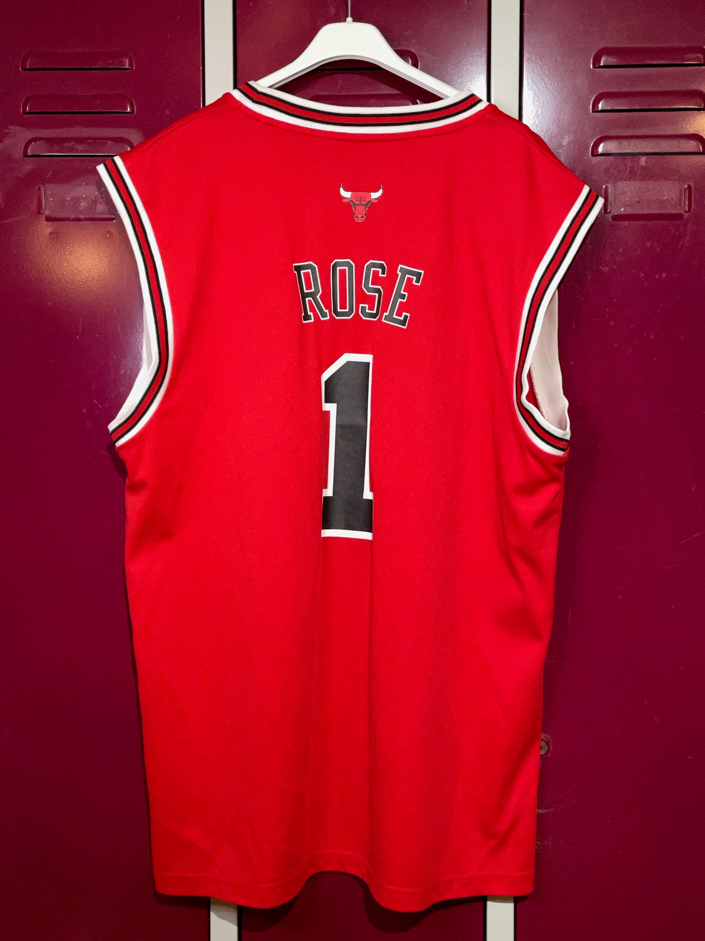 ADIDAS CHICAGO BULLS "DERRICK ROSE" NBA JERSEY  SZ: L