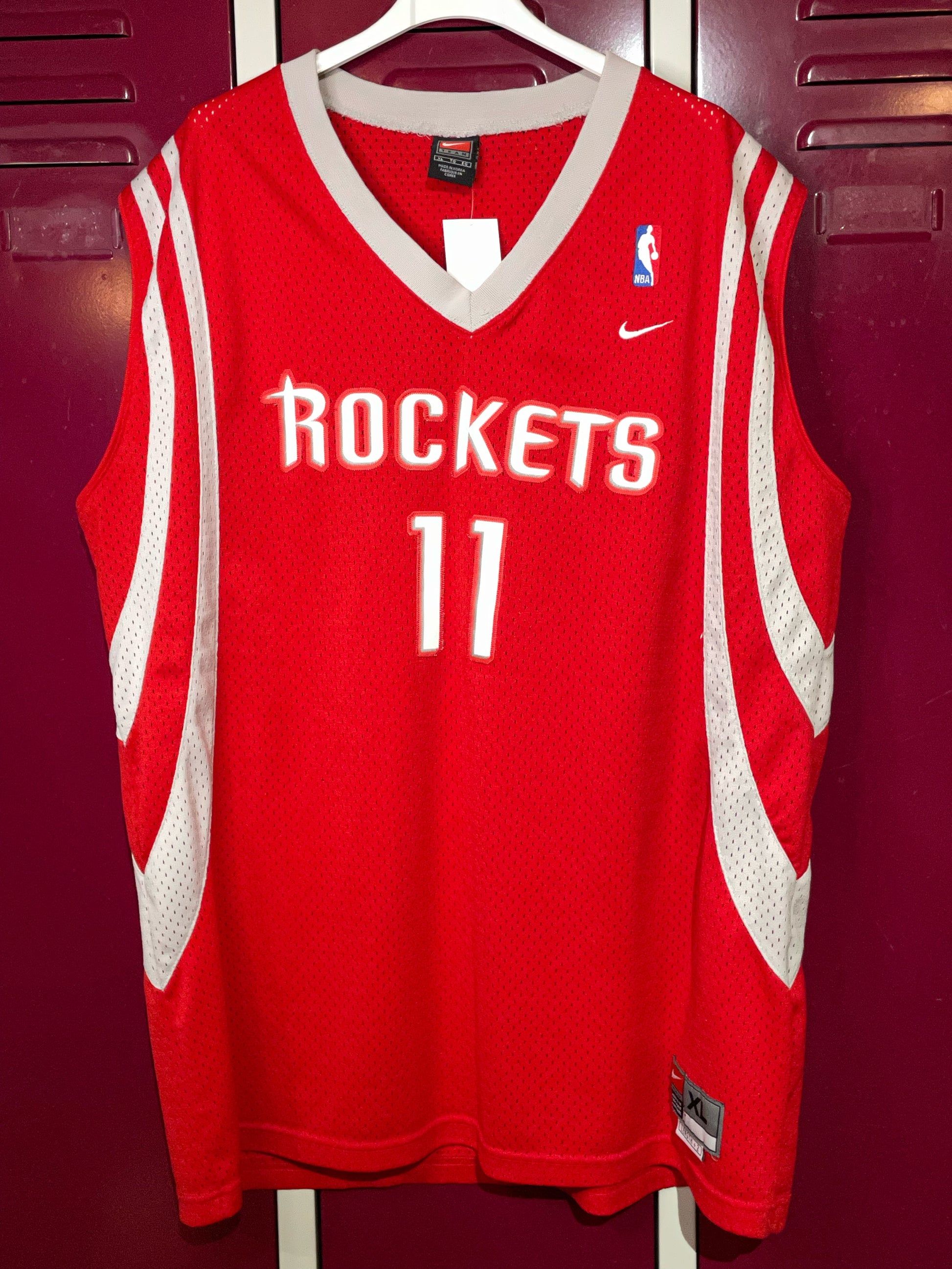 Vintage - Men - Reebok Yao Ming Houston Rockets Basketball Jersey - Red