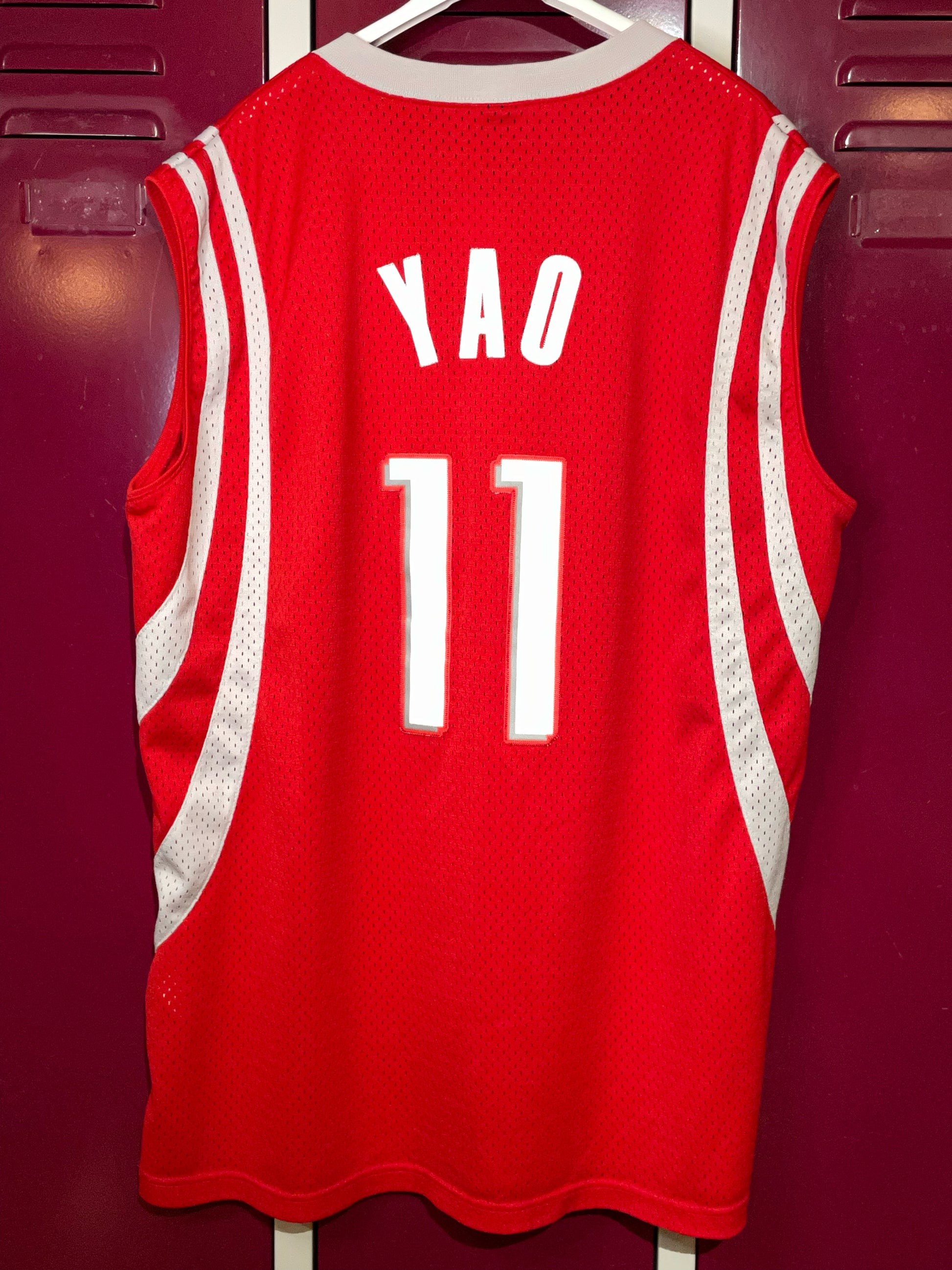 Throwback Yao Ming Houston Rockets Jersey L