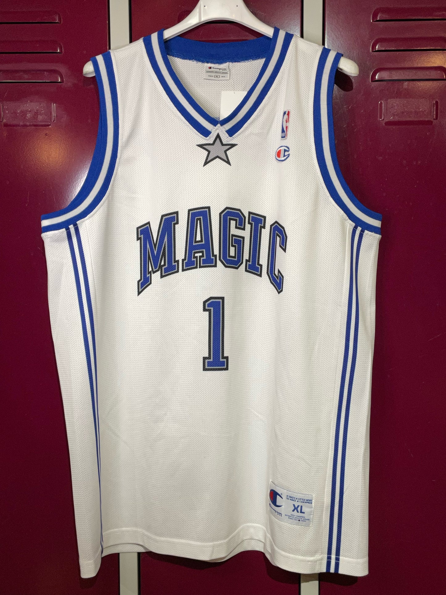 CHAMPION MAGIC ORLANDO "TRACY MCGRADY" NBA JERSEY  SZ: XL