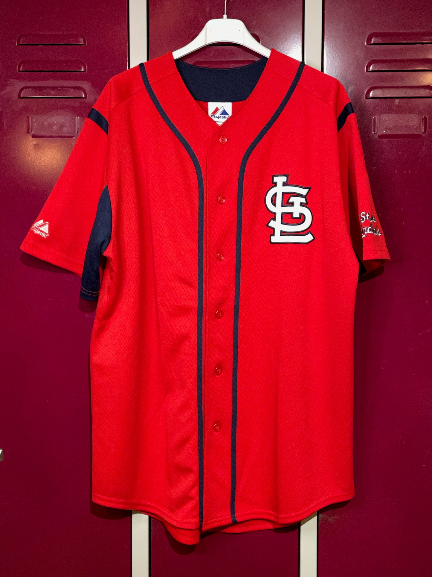 MAJESTIC ST. LOUIS CARDINALS MLB BASEBALL JERSEY  SZ: M