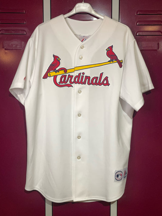 MAJESTIC ST. LOUIS CARDINALS MLB BASEBALL JERSEY  SZ: L