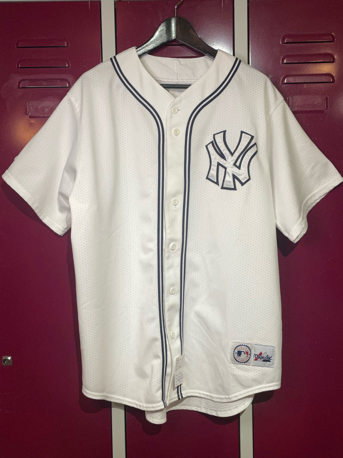 MLB New York Yankees Jersey Vintage Baseball Shirt Majestic 