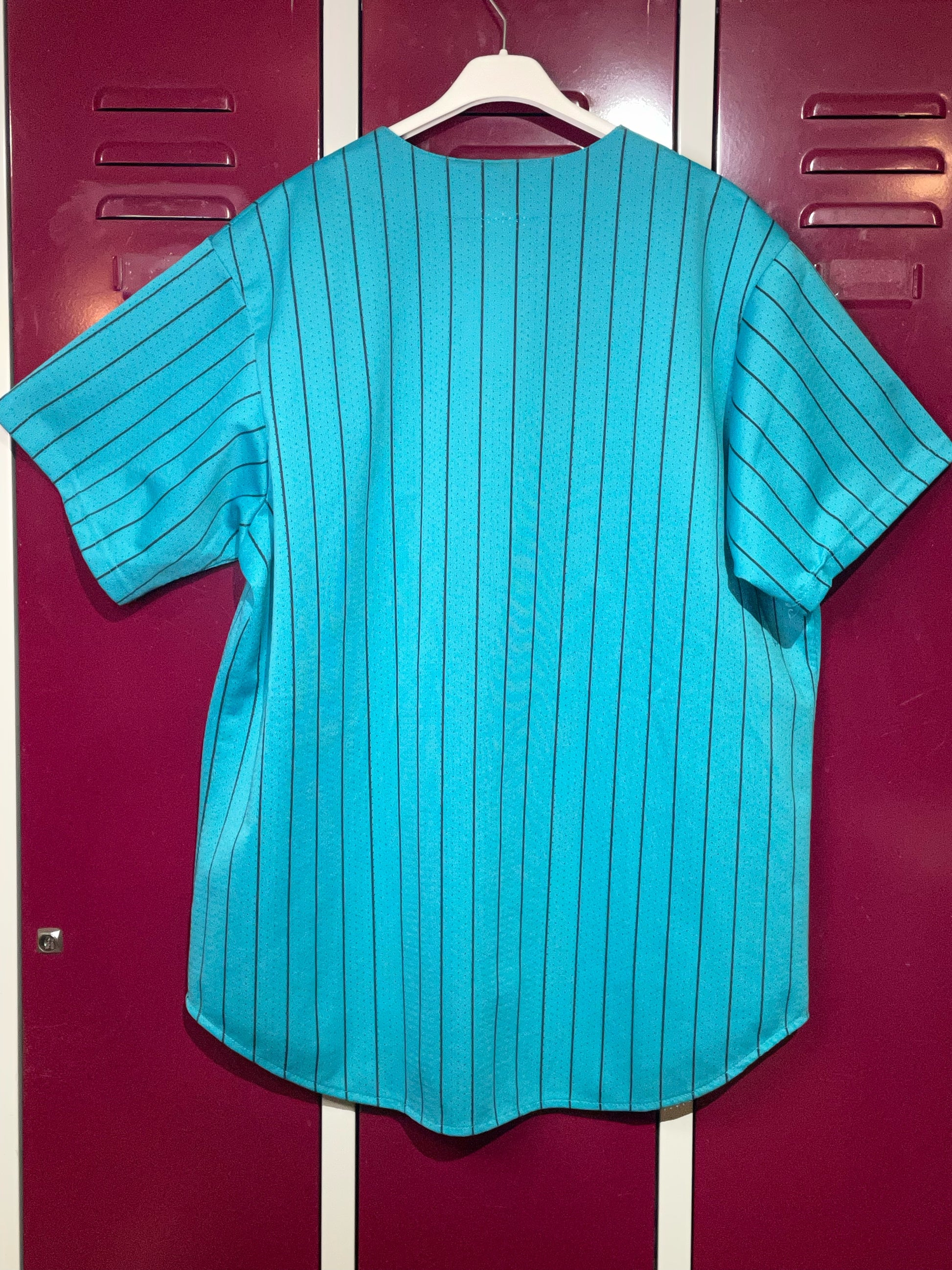 Preowned Majestic MLB Miami Marlins Baseball Shirt Jersey Size XL R1