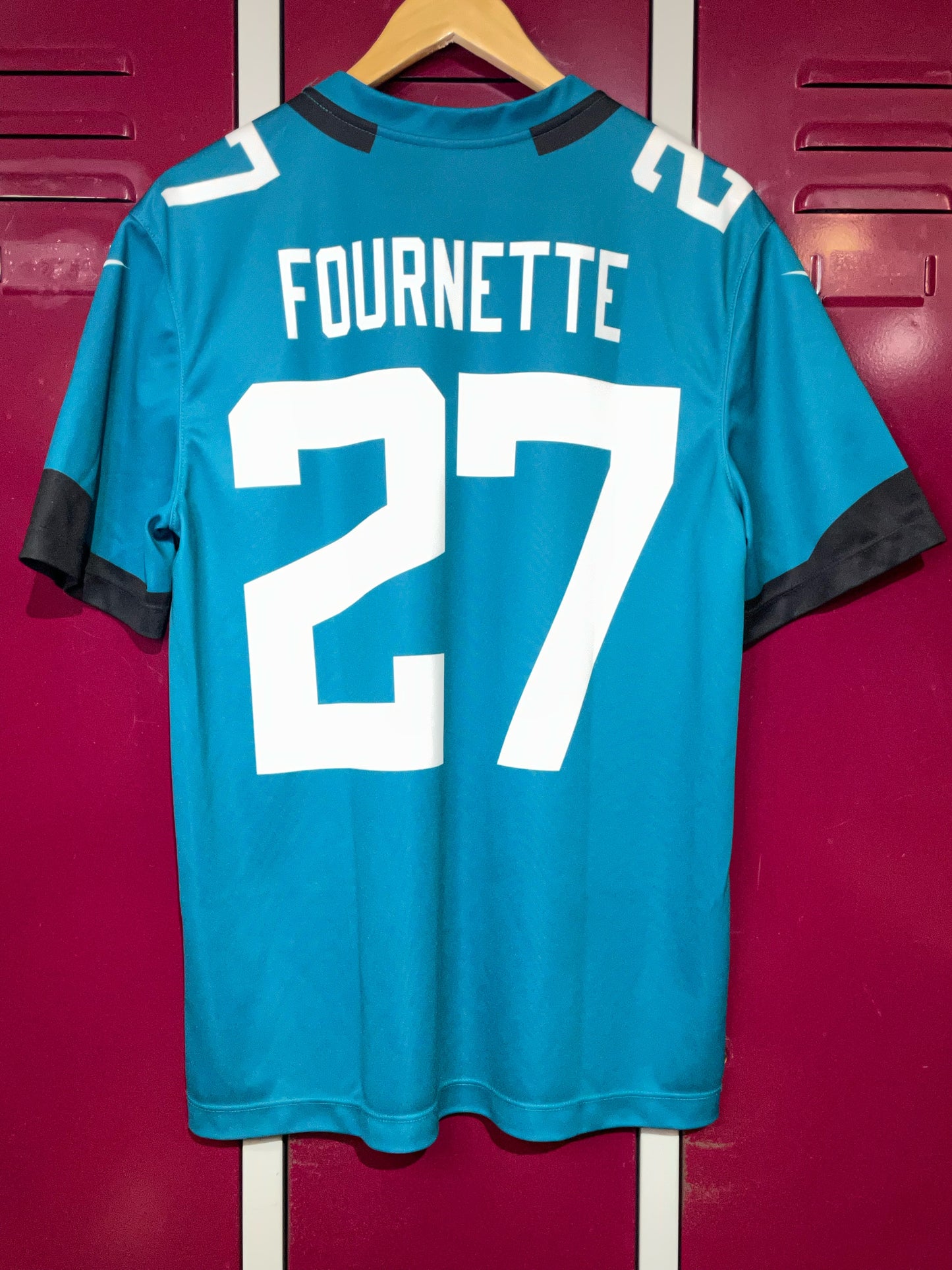 NIKE COLOR RUSH JACKSONVILLE JAQUARS "LEONARD FOURNETTE" NFL JERSEY  SZ: M