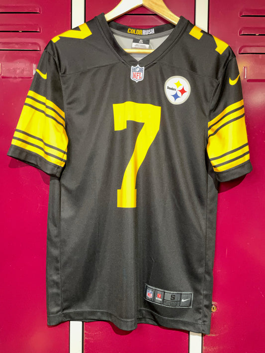 NIKE COLOR RUSH PITTSBURGH STEELERS "BEN ROETHLISBERGER" NFL JERSEY  SZ: S