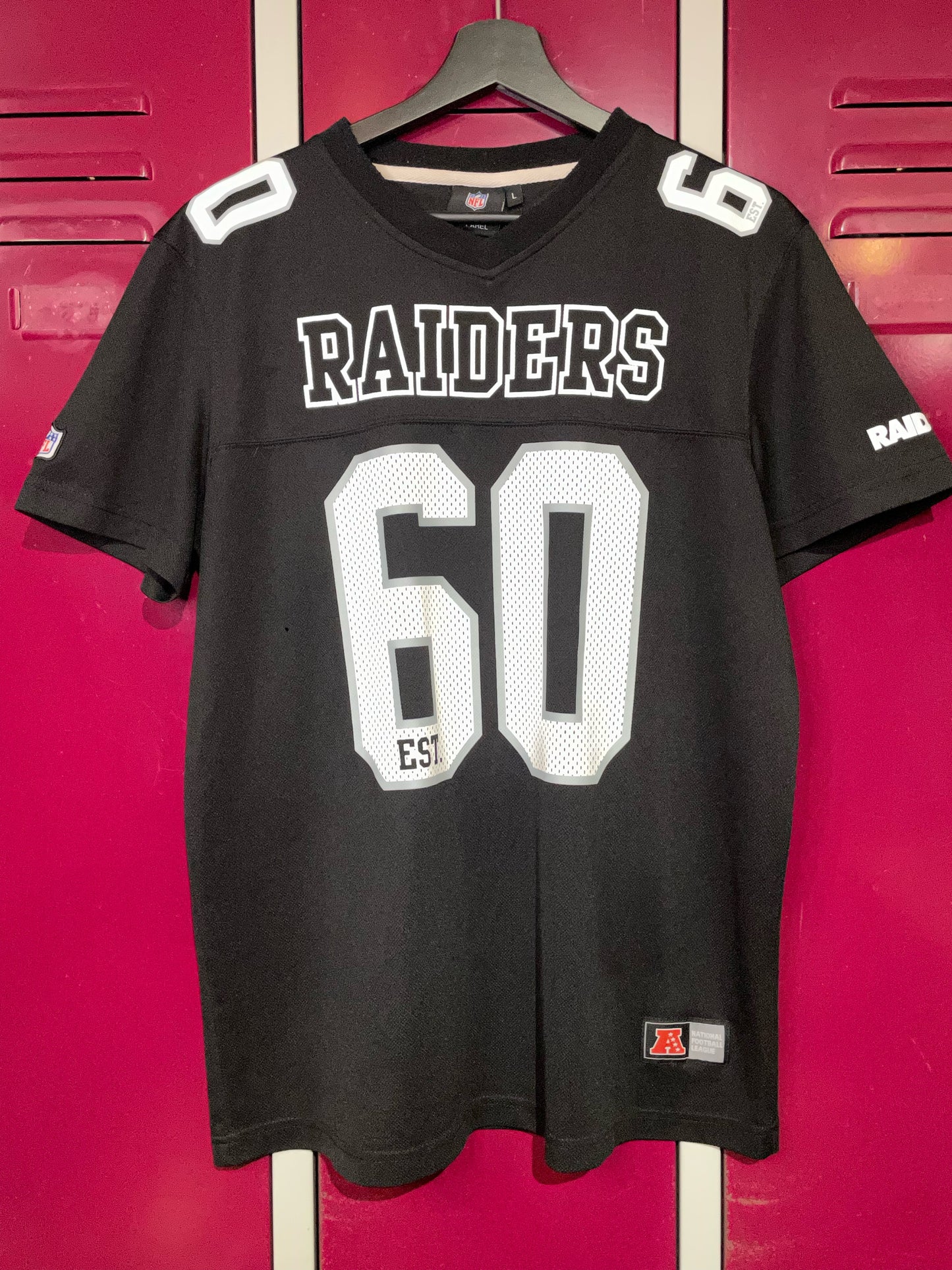 LAS VEGAS RAIDERS NFL JERSEY  SZ: L