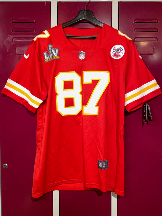 "DS" NIKE KANSAS CITY CHIEFS "TRAVIS KELCE" NFL JERSEY  SZ: S