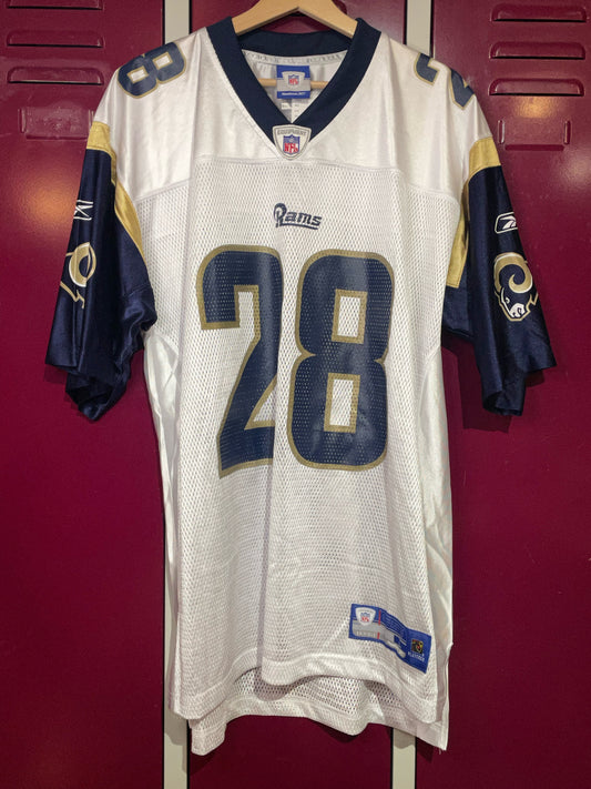 REEBOK ST. LOUIS RAMS "MARSHALL FAULK" NFL FOOTBALL JERSEY  SZ: L