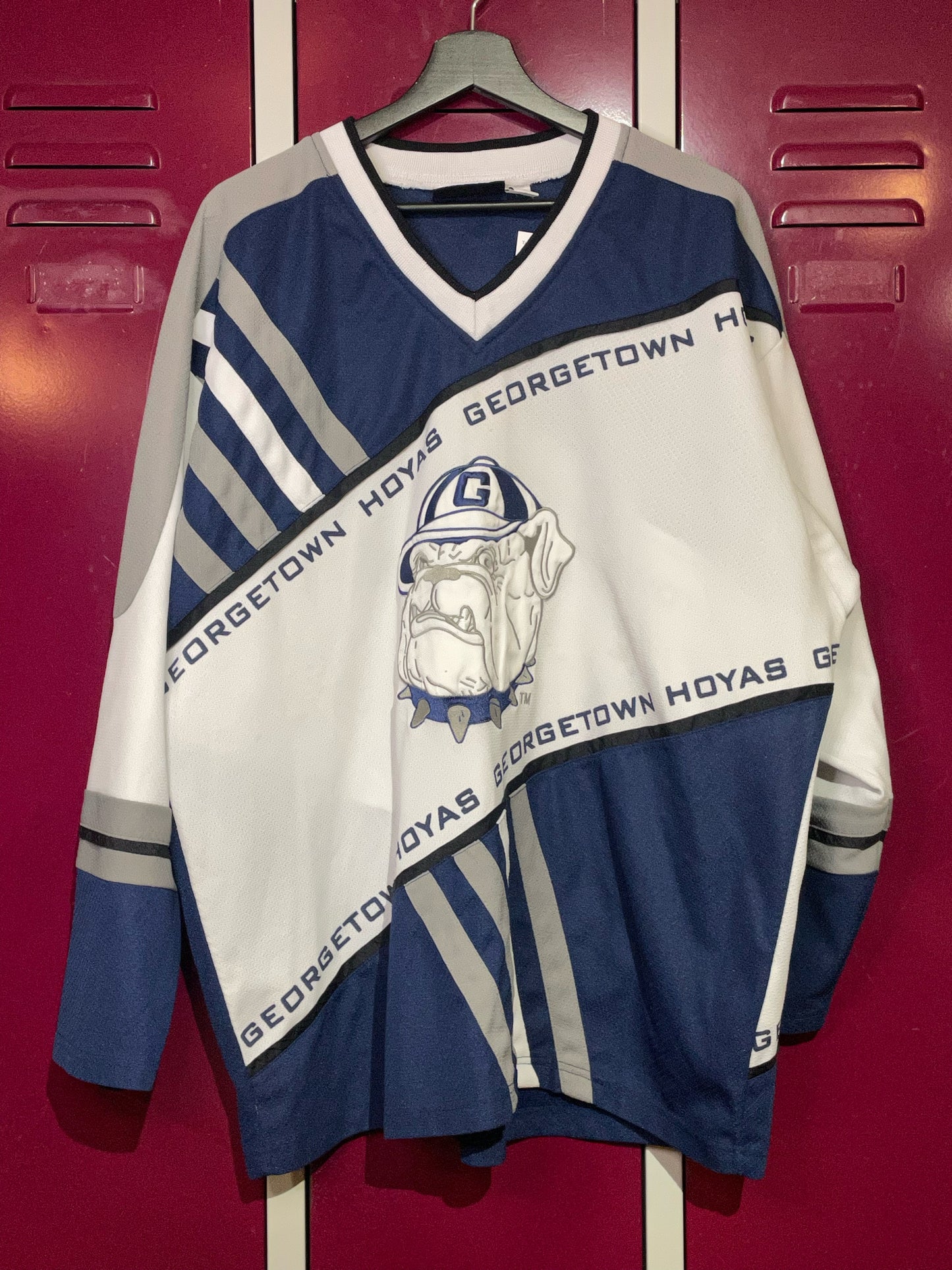 VINTAGE CMP GEORGETOWN HOYAS HOCKEY JERSEY  SZ: M